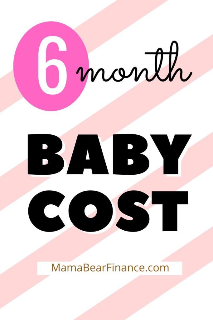 Baby Cost for the Entire 6 Months