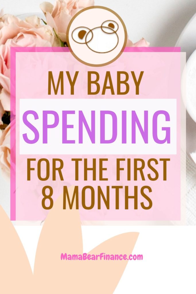 My Baby Spending for the First 8 Months