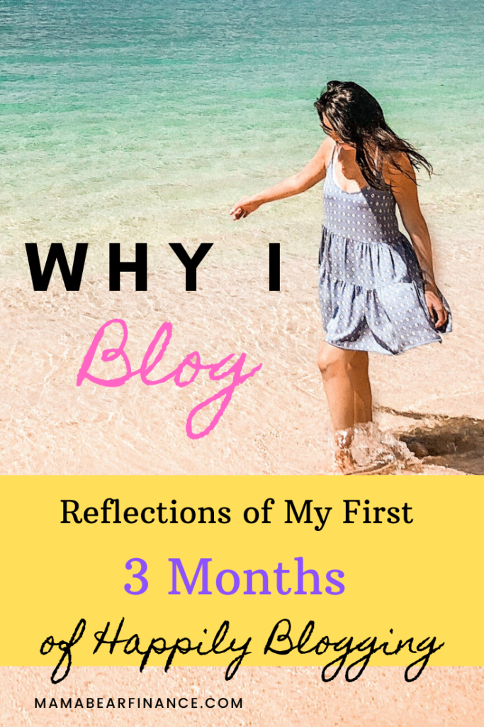 Reflection of the first three months of happily blogging and why I blog