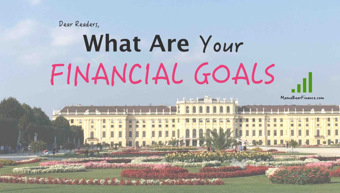 Dear Readers, What Are Your Financial Goals?