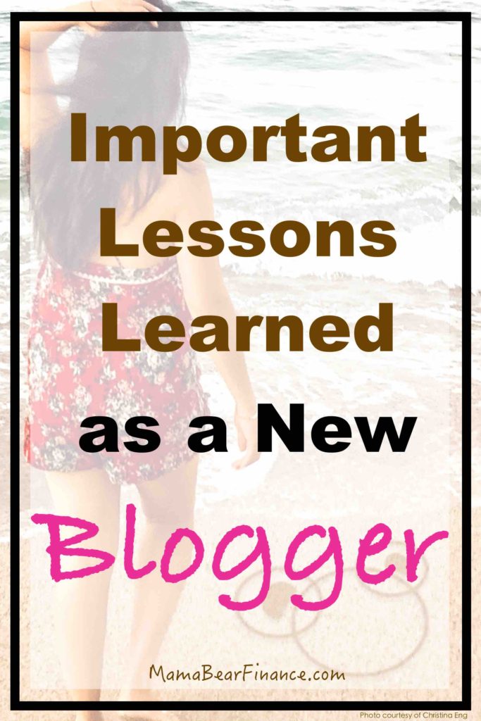 Important blogging lessons learned