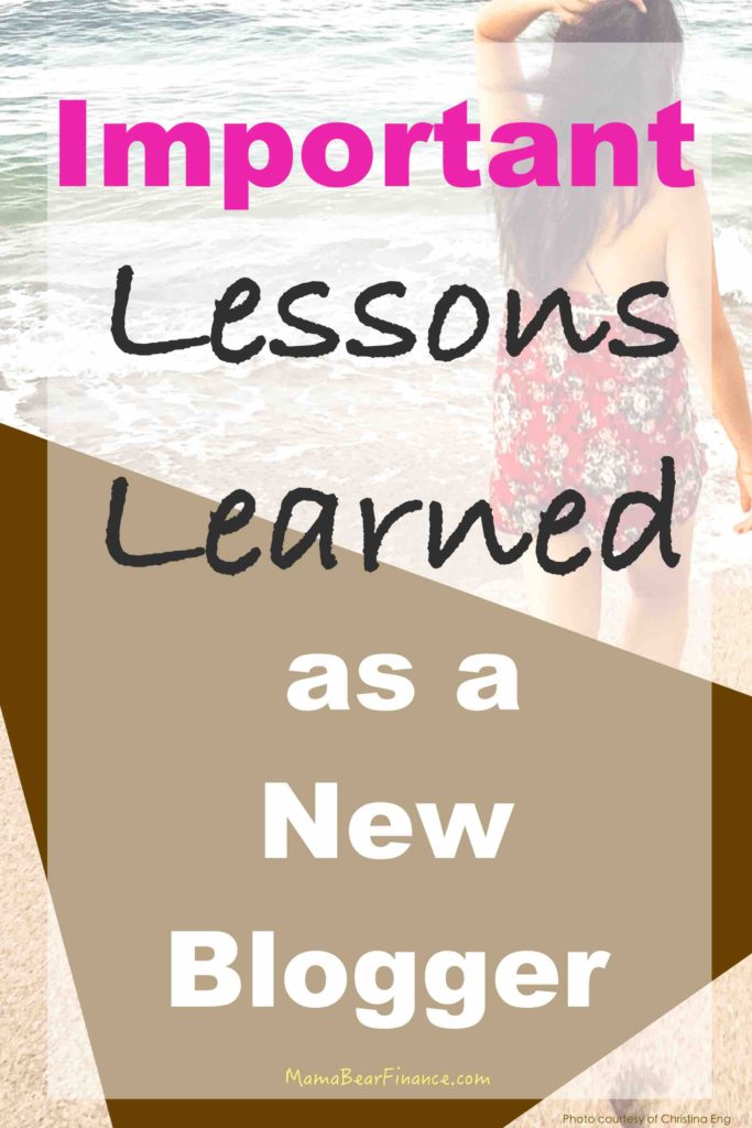 Important lessons for new bloggers