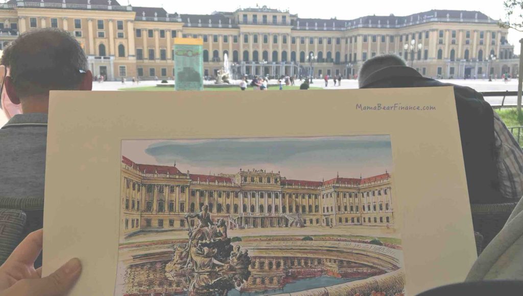 Schönbrunn Palace in Vienna Austria