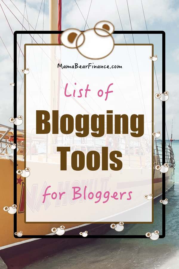 Here is a list of all of the blogging tools for bloggers