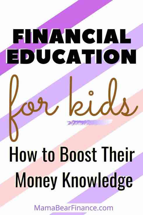 Financial education to teach kids about money