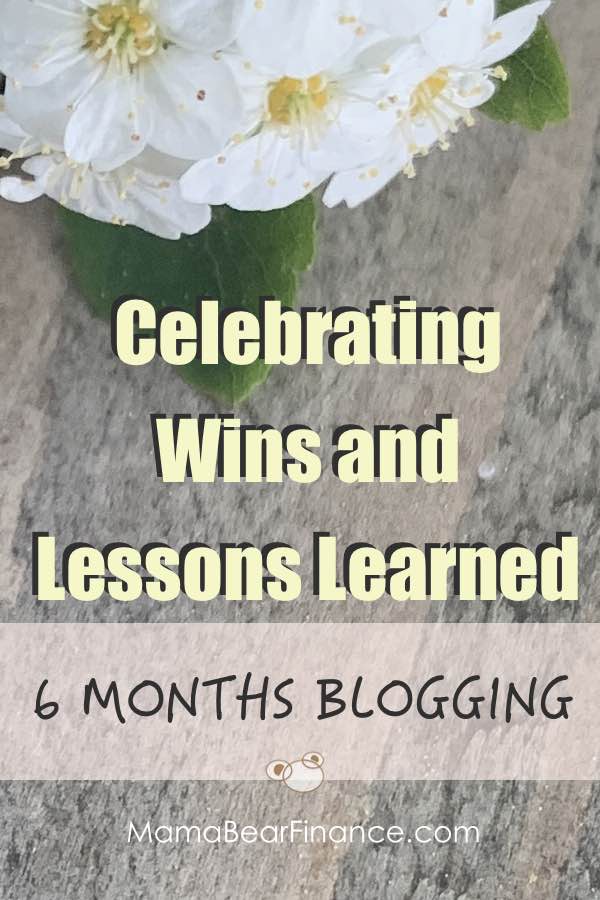 Celebrating wins and lessons learned after 6 months of blogging