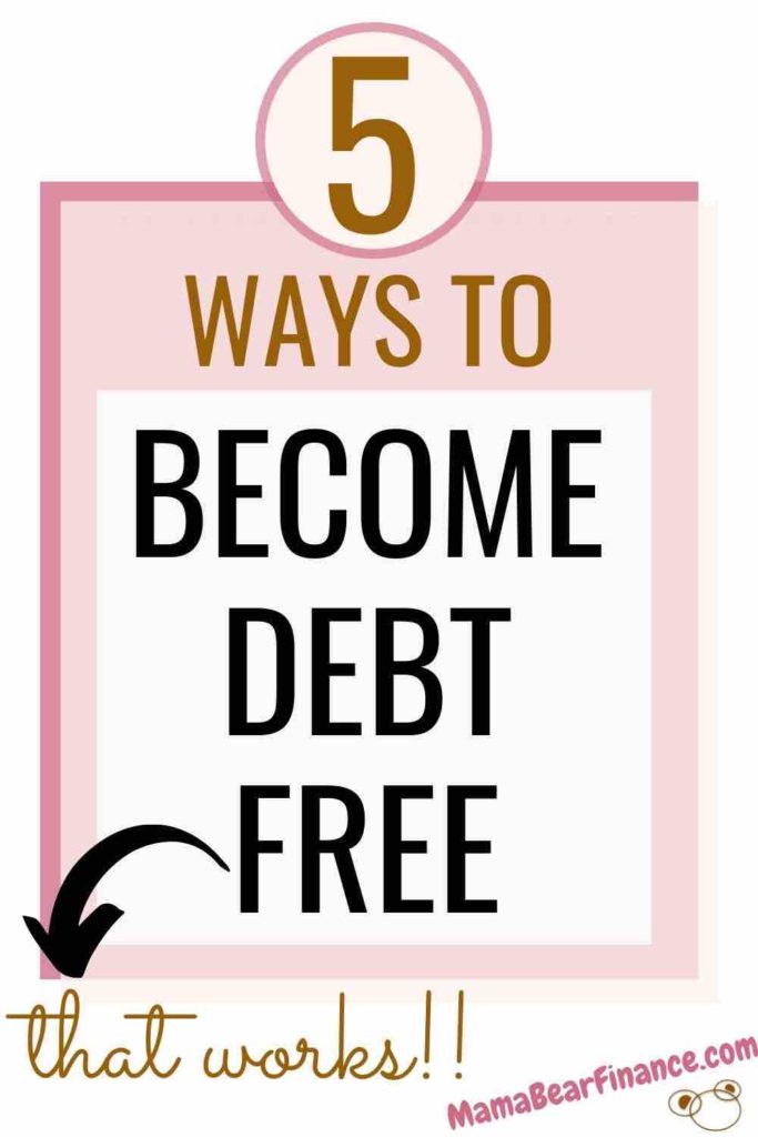 5 ways to become debt-free today