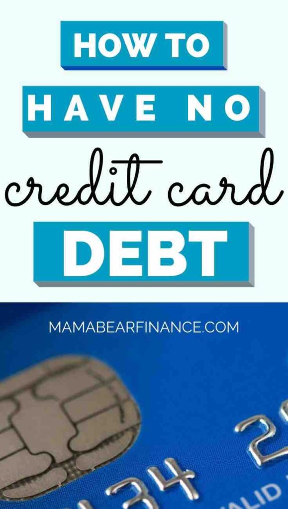 How to Have Zero Credit Card Debt