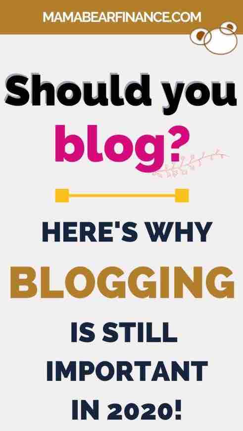 Should you blog? Here's why blogging is still important in 2020